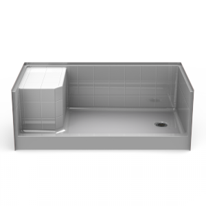 PSS6032-300x300.png Curbed Shower Pan - Seamless 60x30