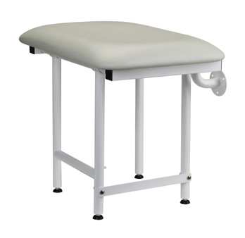 Padded-White-Swing-down-Seat.jpg 22" x 16" Padded Shower Seat--Our Most Popular